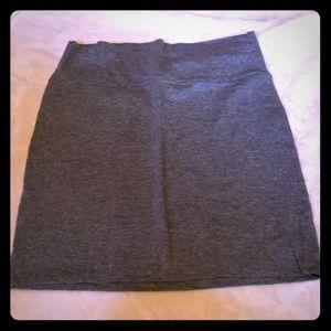 Gray mini skirt